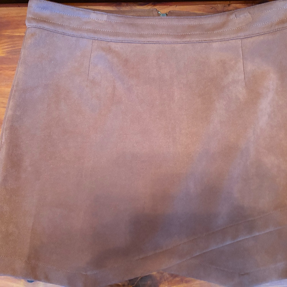 BB Dakota Tan Mini Skirt